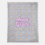 Anna Grace Personalized Minky Blanket