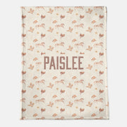 Paislee Personalized Minky Blanket