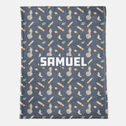 Samuel Personalized Minky Blanket