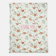 Evalyn Personalized Minky Blanket