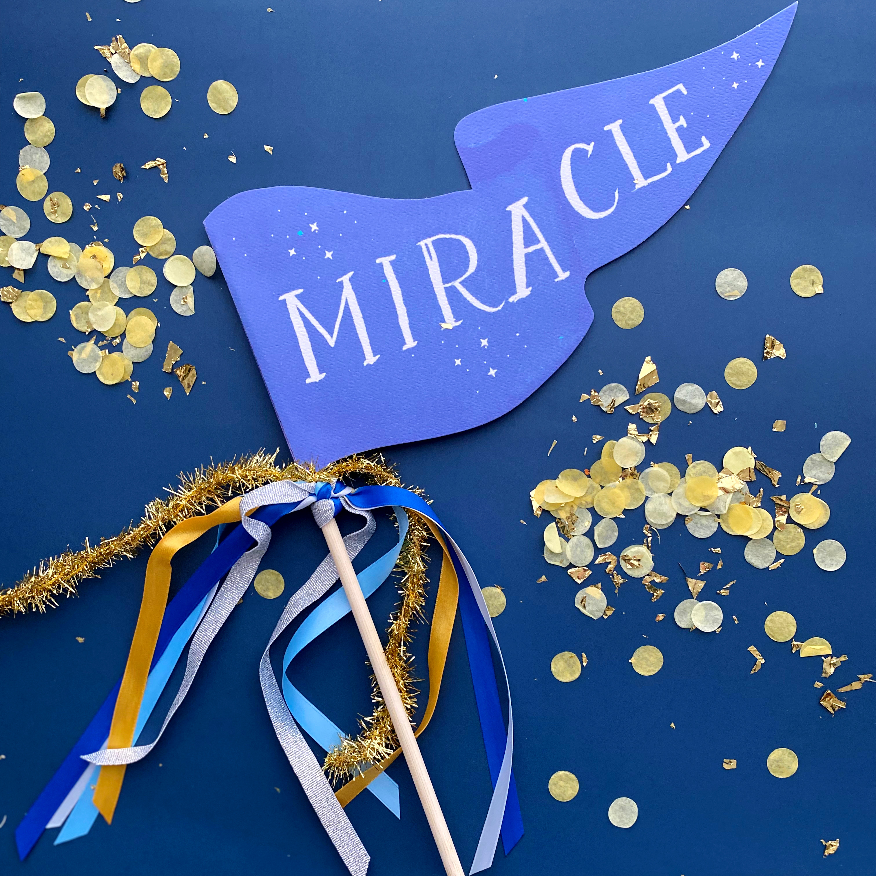 Miracle Hanukkah Party Pennant