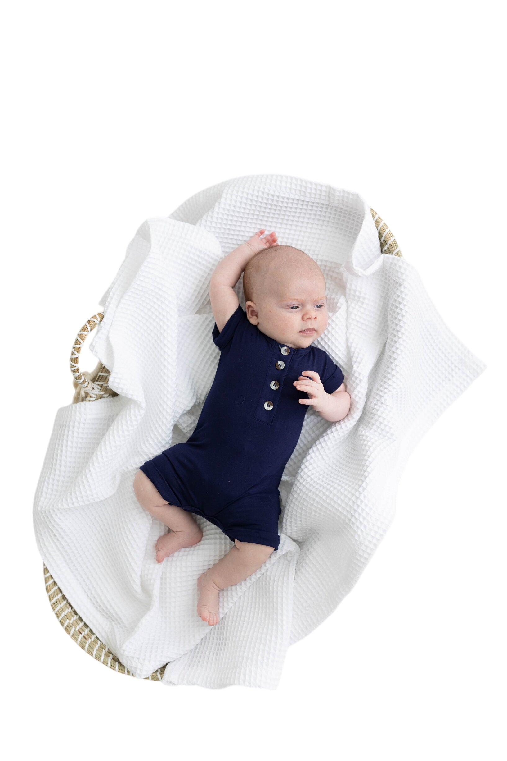 Baby Romper - (newborn-12 Months) White, Navy Blue, Pink, Camel Brown