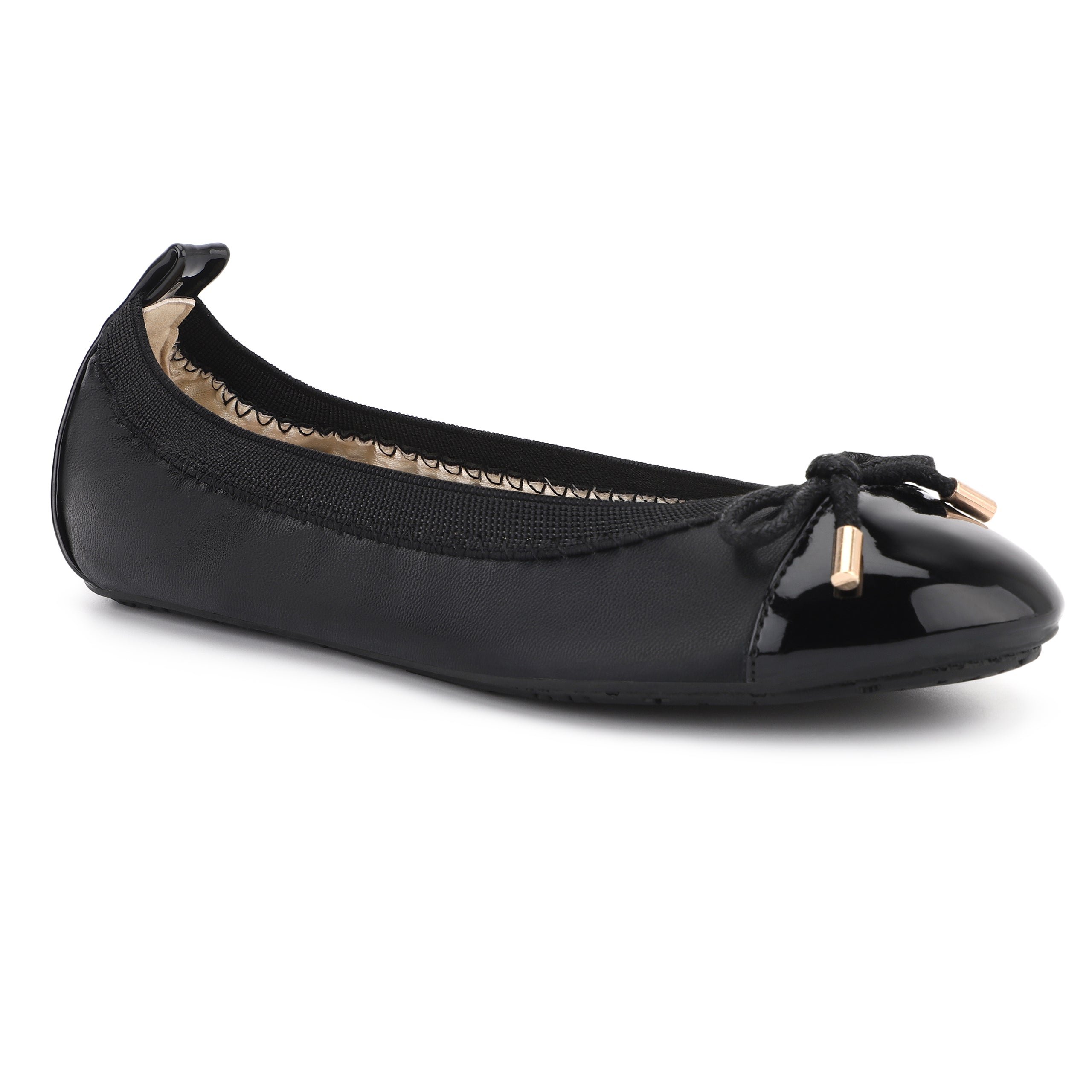 Miss Samantha Ballet Flat In Black - Kids