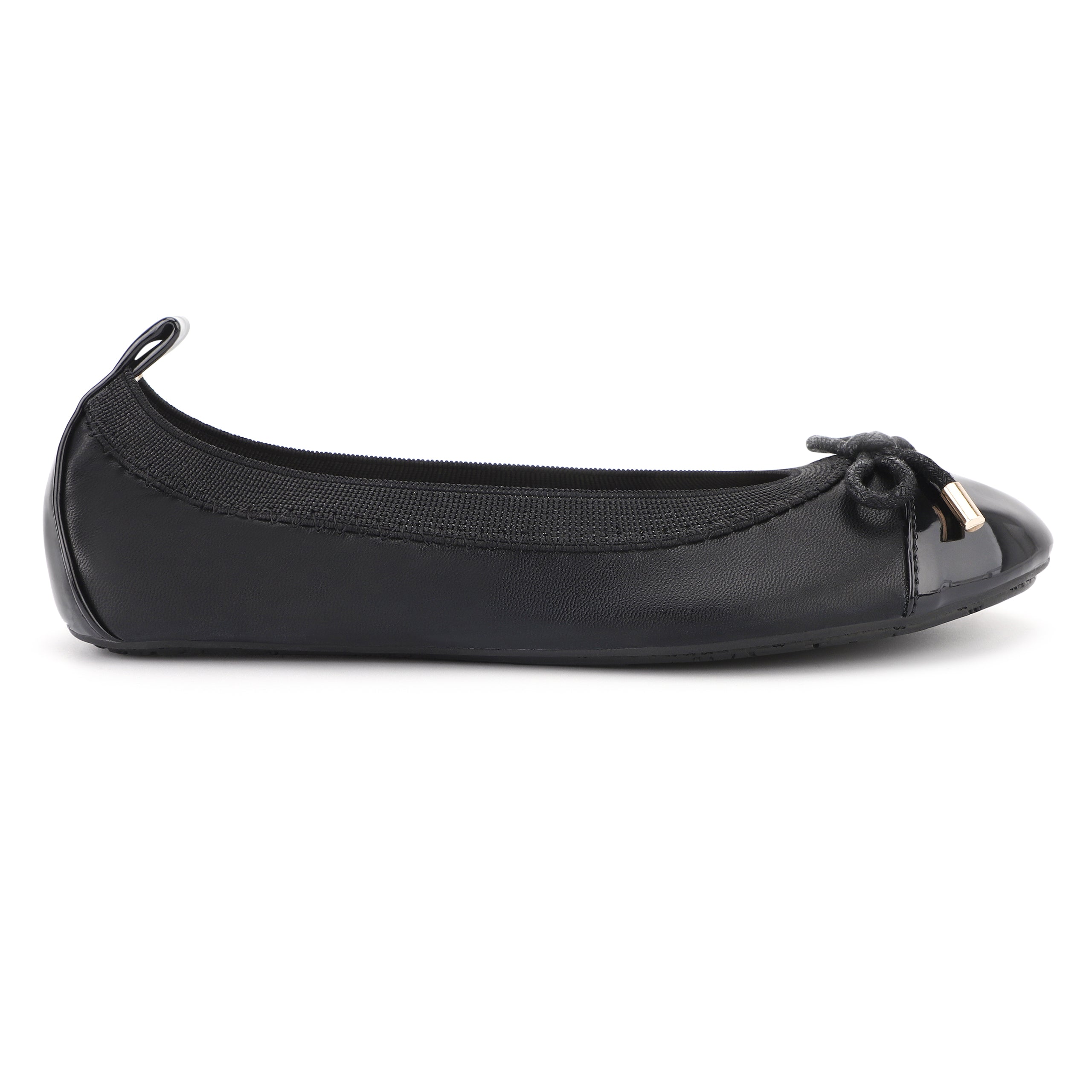 Miss Samantha Ballet Flat In Black - Kids