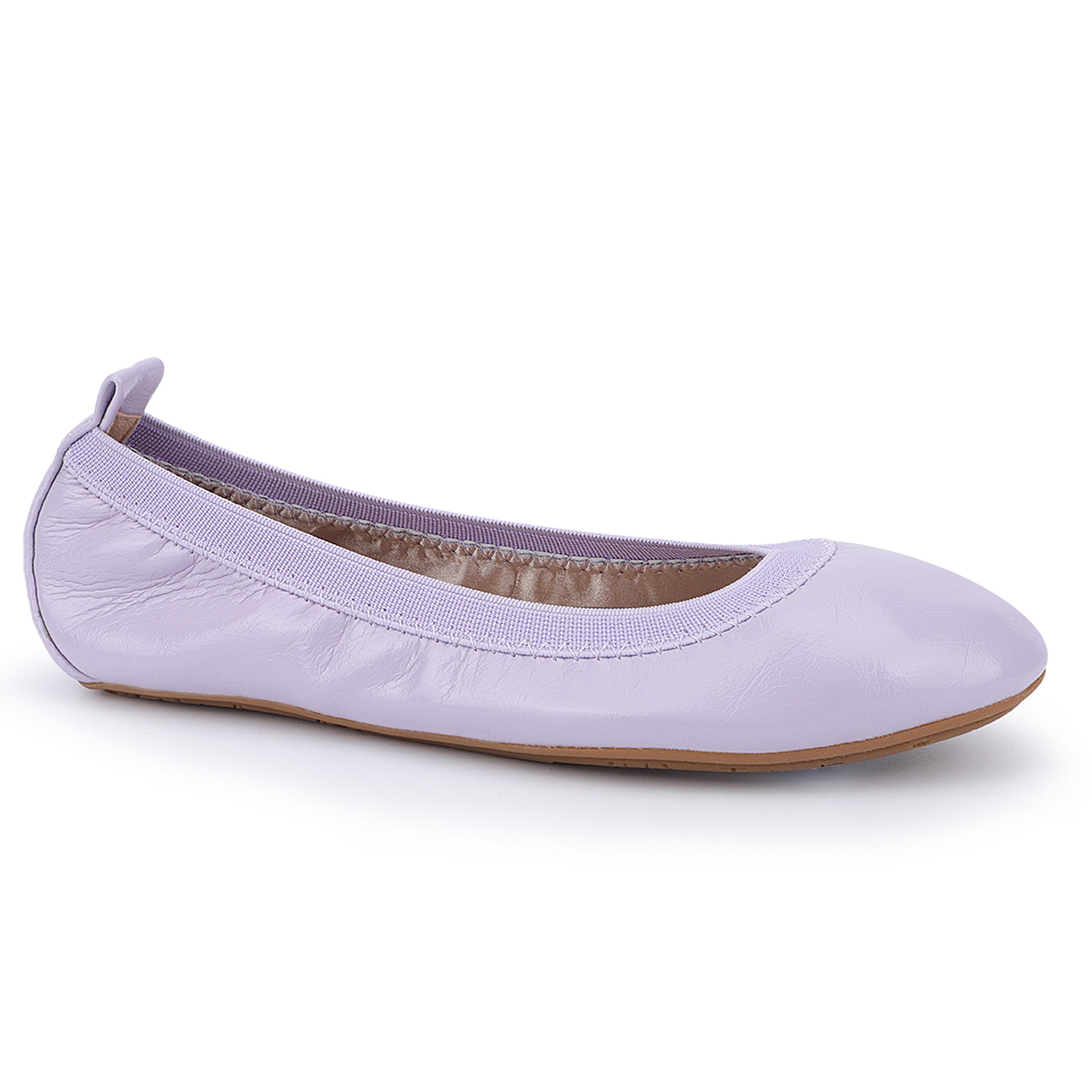 Miss Samara Ballet Flat In Dusty Lavender Patent - Kids