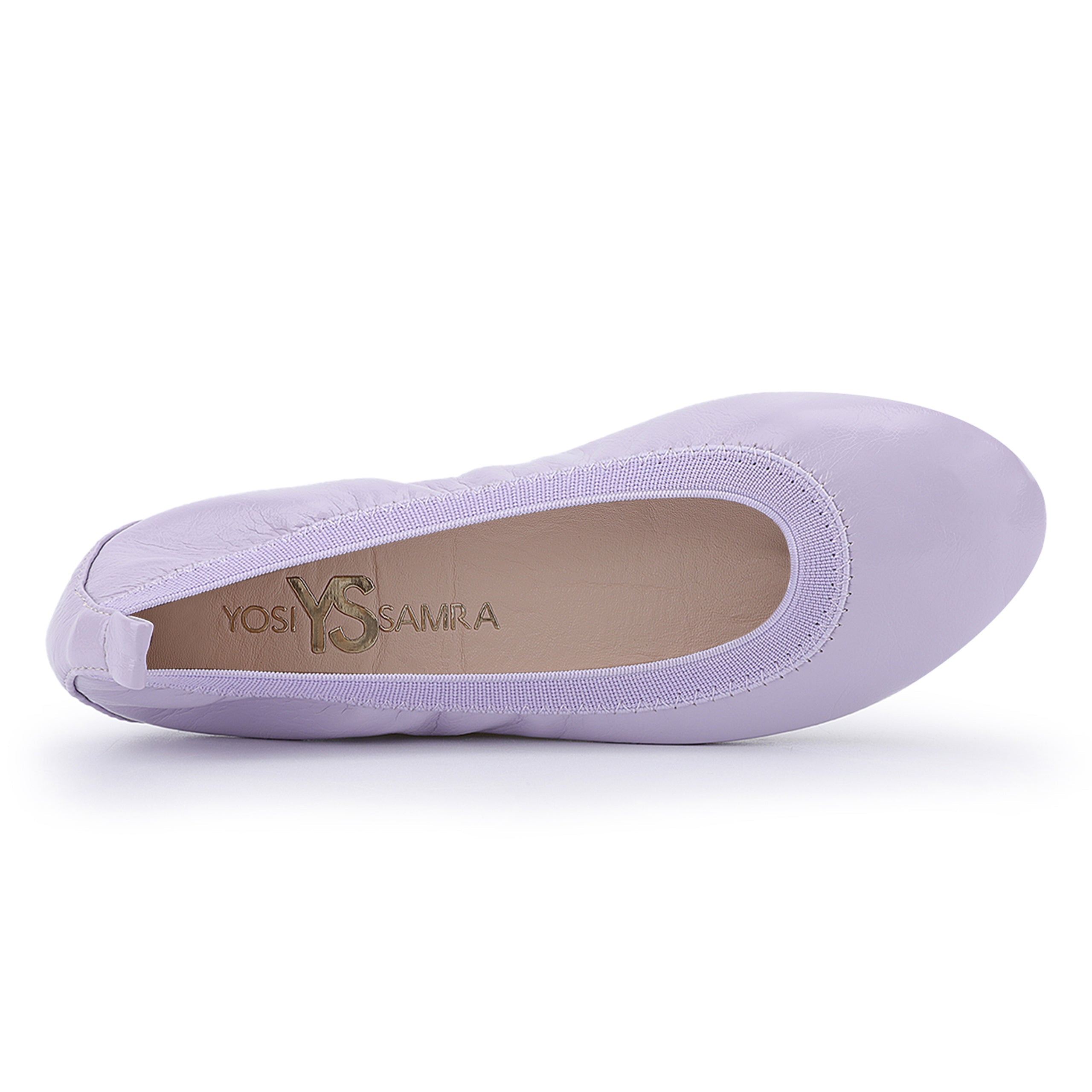 Miss Samara Ballet Flat In Dusty Lavender Patent - Kids