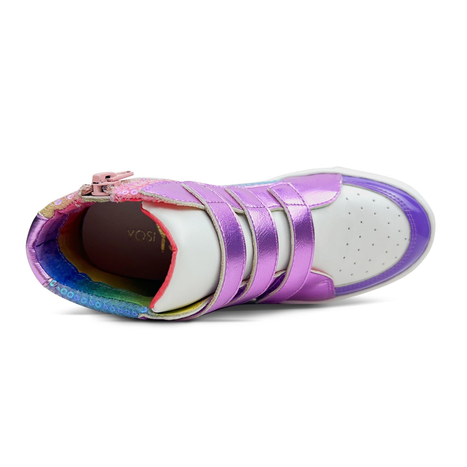 Miss Hannah Sneaker In Purple Multi - Kids