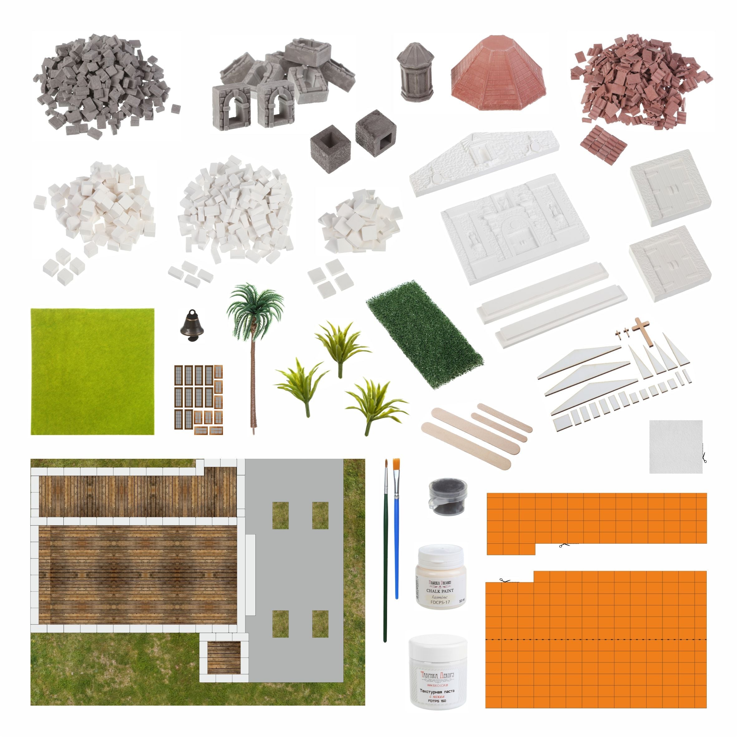 Wise Elk Stem Building Kit – Mission Santa Clara De Asís | 1255 Pcs