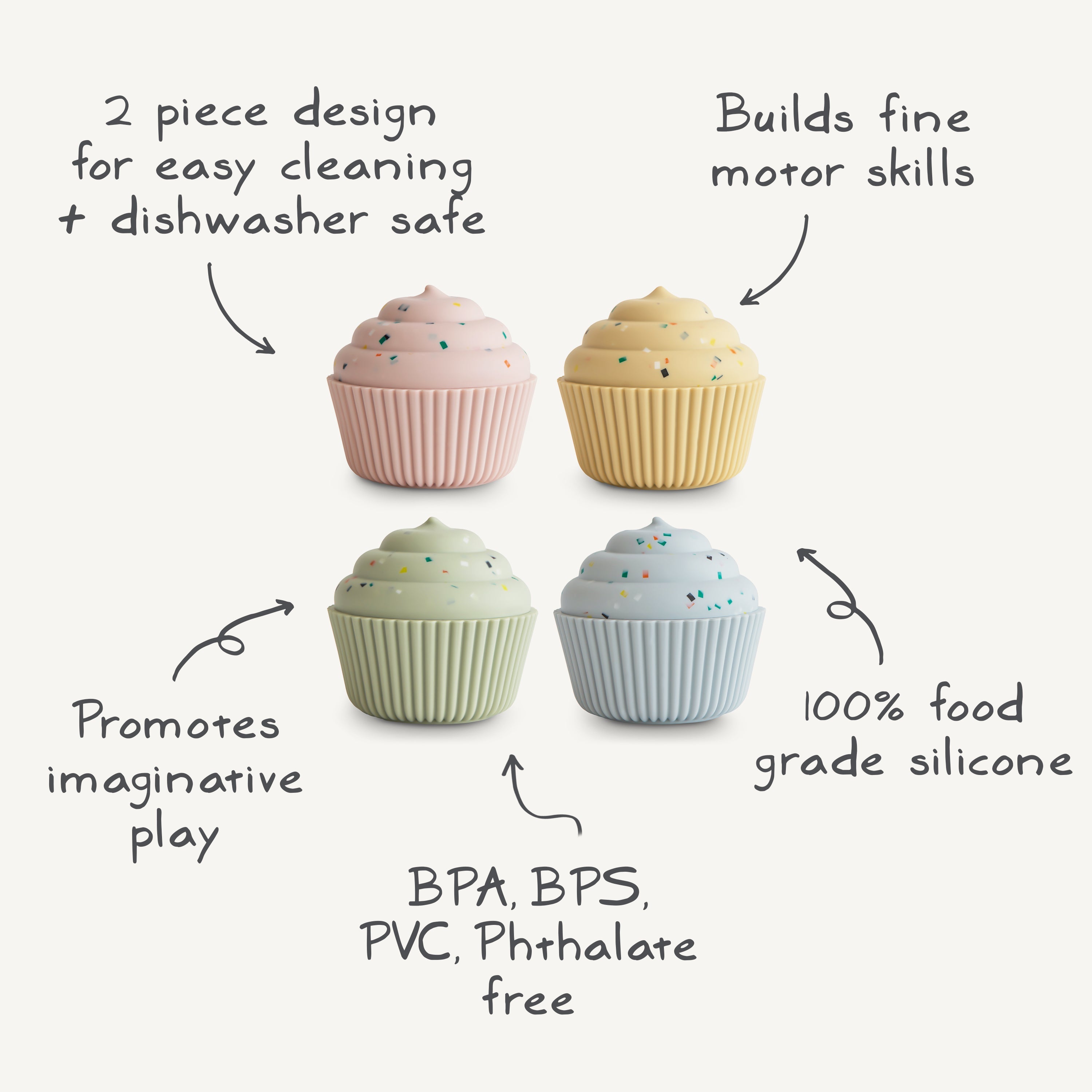 Mix And Match Cupcake Toy