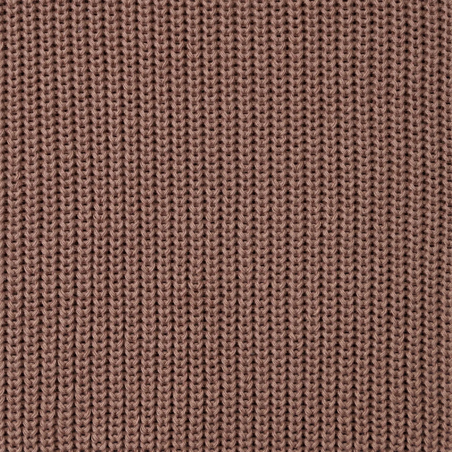 Classic Knit Baby Sweater In Mocha