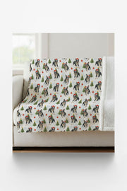 Twinkle Toes Terrier Sherpa Blanket