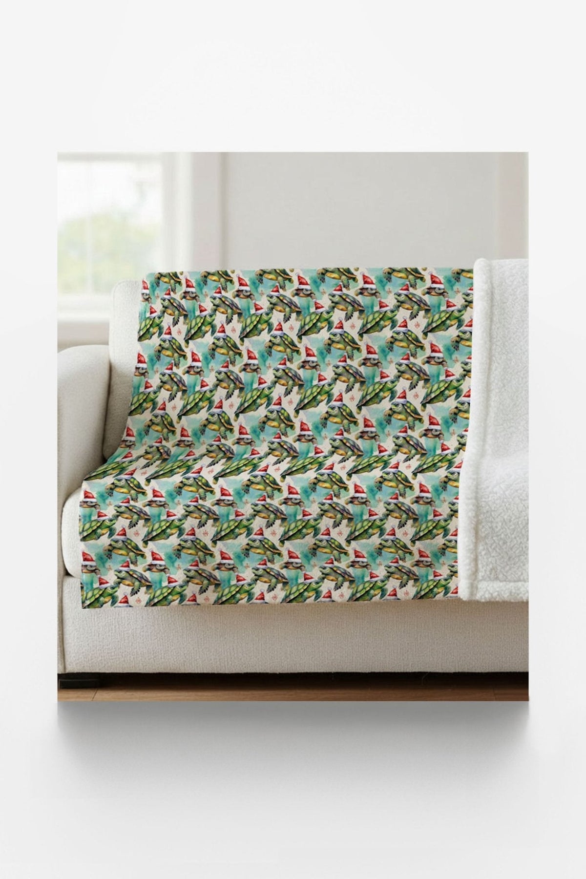 Shell-abrate The Holidays Sherpa Blanket