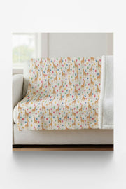 Giraffe Balloon Bash Sherpa Blanket
