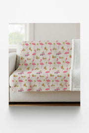 Tropic Like It's Hot Sherpa Blanket
