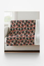 The Mistletoe Watcher Sherpa Blanket