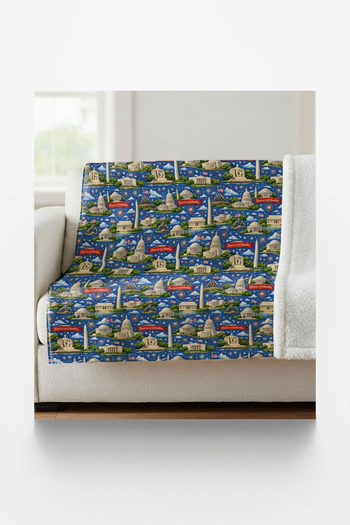 District Of Columbia – Capital Classic Sherpa Blanket