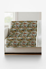 New Hampshire White Mountain Air Sherpa Blanket