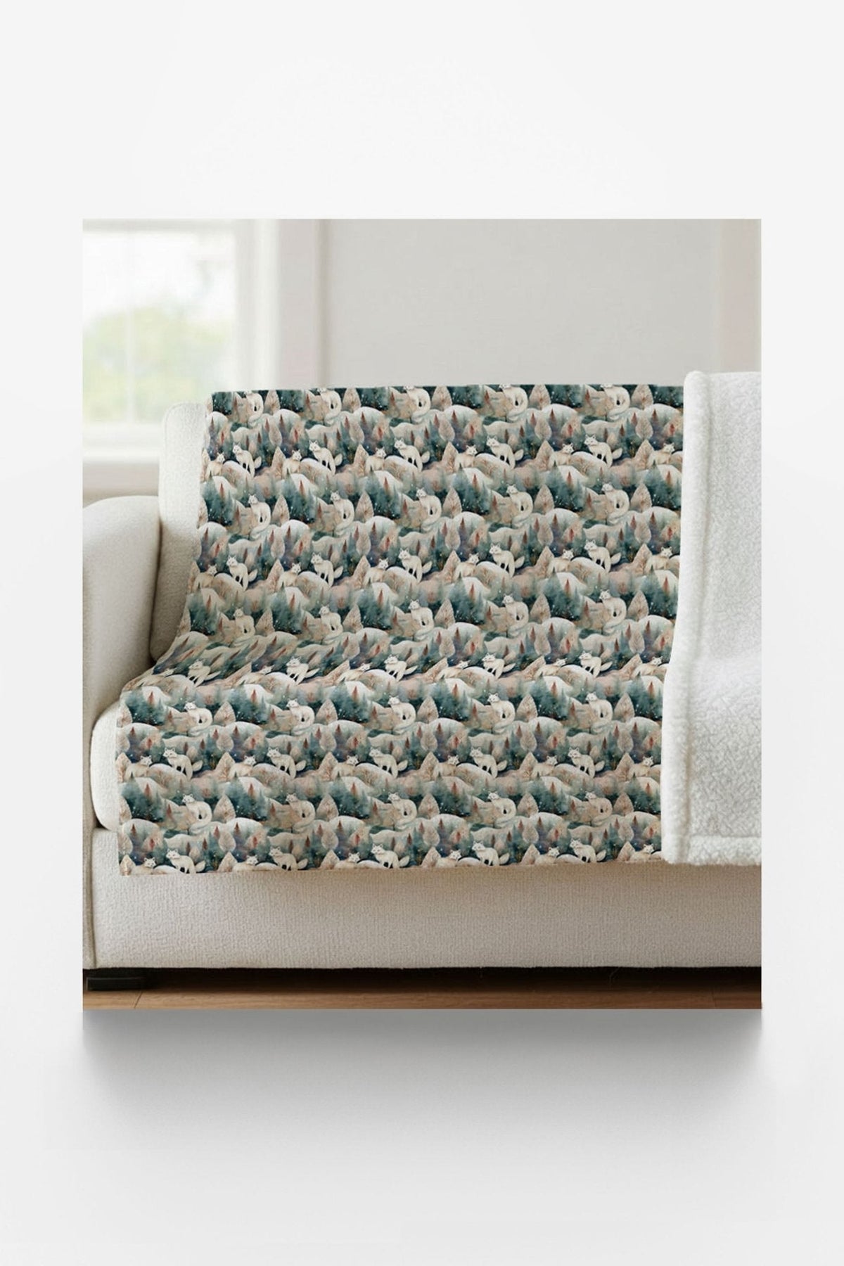 Northlight Fox Sherpa Blanket