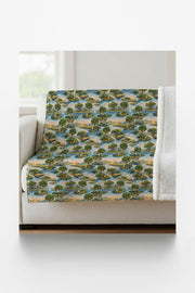 South Carolina Lowcountry Grace Sherpa Blanket
