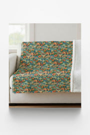 Florida Postcard Memories Sherpa Blanket
