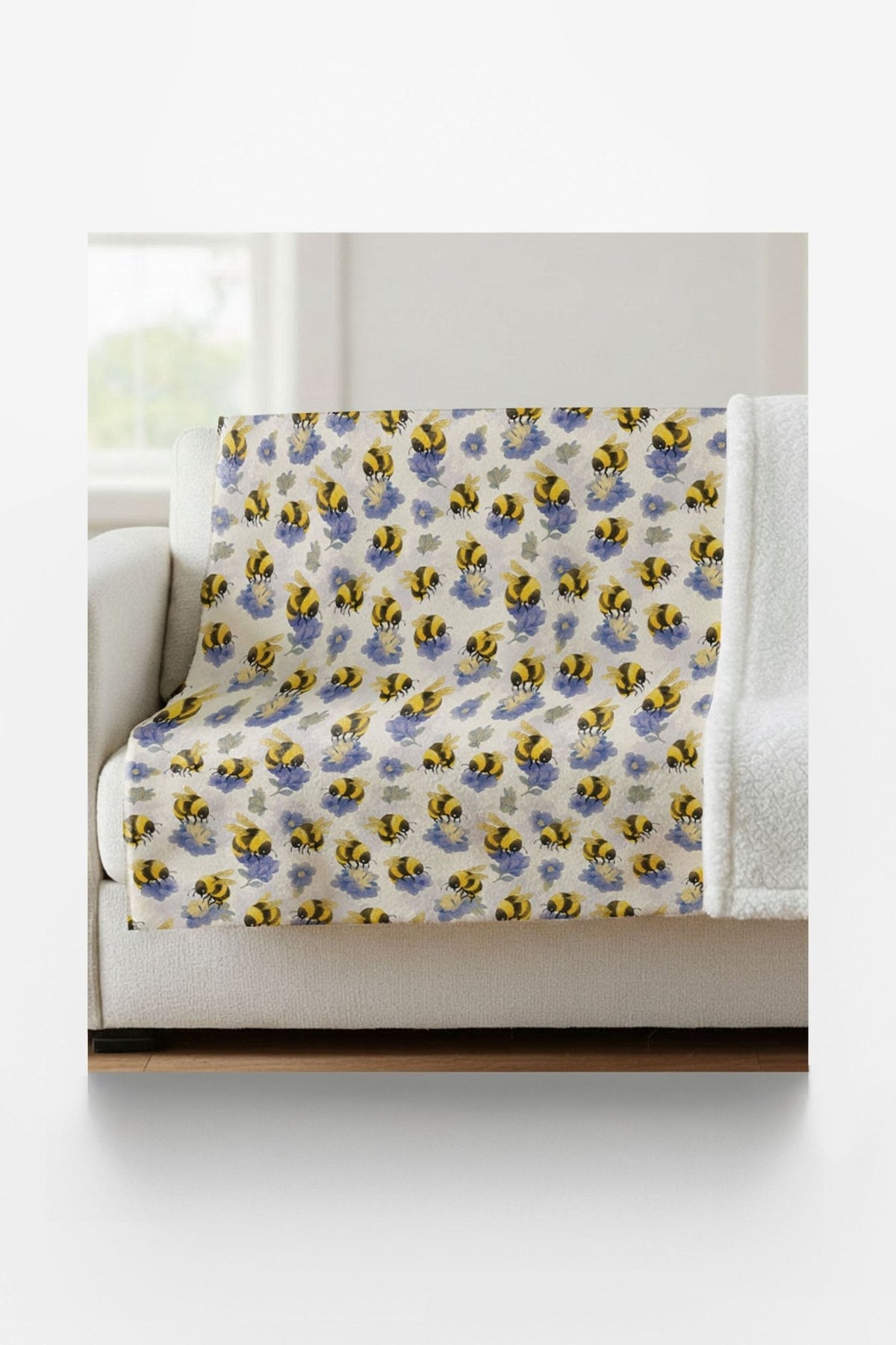 Buzz & Bloom Sherpa Blanket