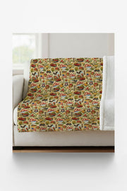 Ohio Heritage Heart Sherpa Blanket