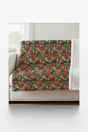 Hawaii Flora & Fauna Sherpa Blanket
