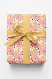 Icecream Luv Wrapping Paper | Michelle Gilsey | Artist Corner