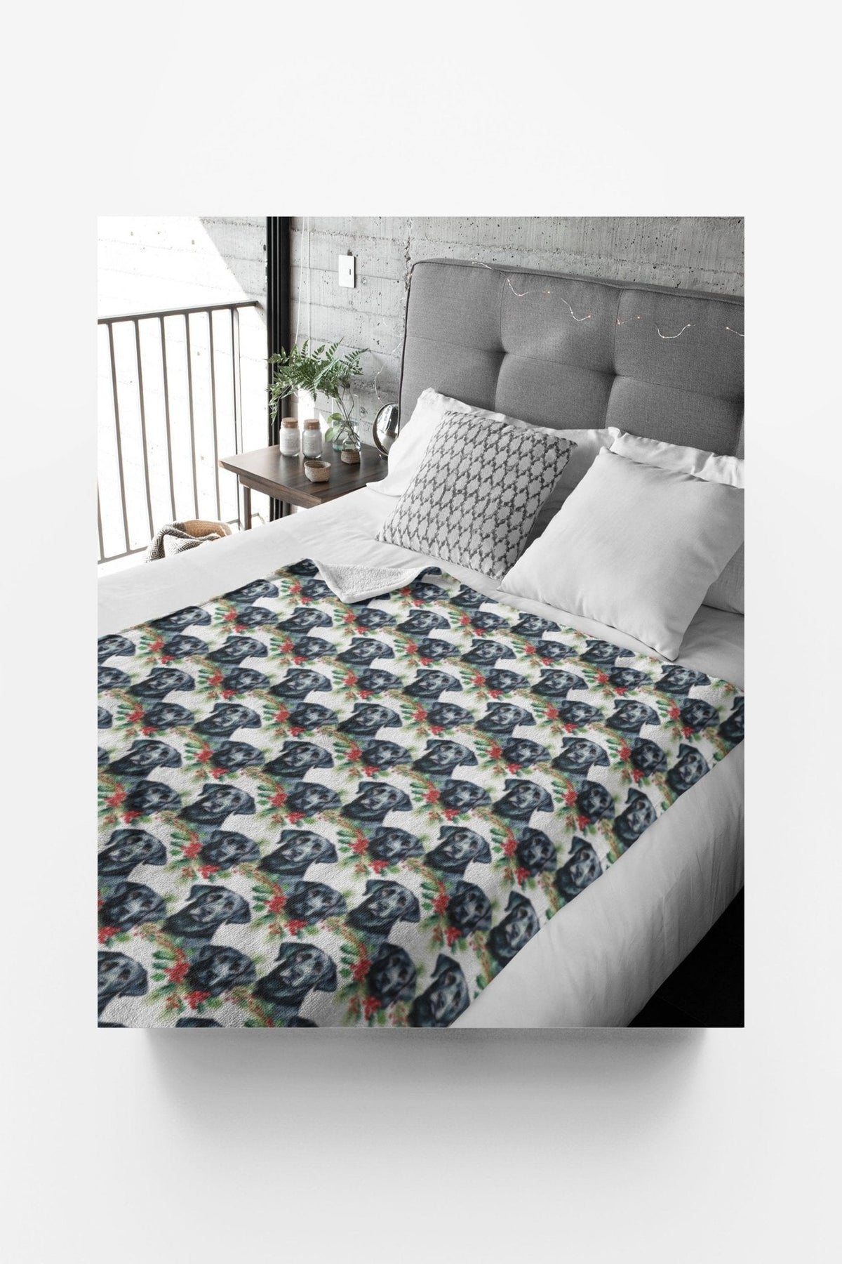 The Holiday Lab Sherpa Blanket