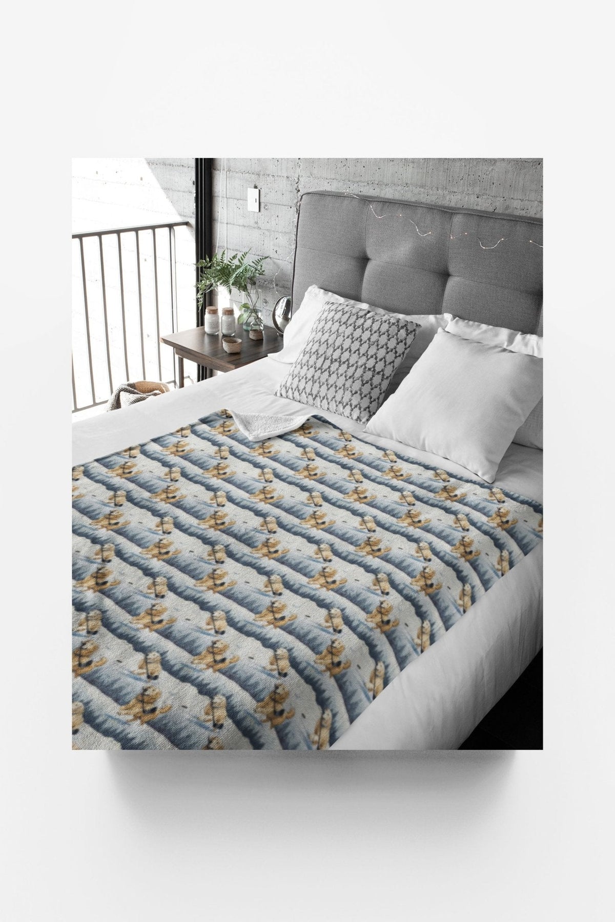 Game On, Goldens! Sherpa Blanket