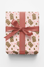 Gingerbread Joy Wrapping Paper | Michelle Gilsey | Artist Corner