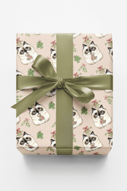 Mistletoe Kisses Wrapping Paper | Michelle Gilsey | Artist Corner