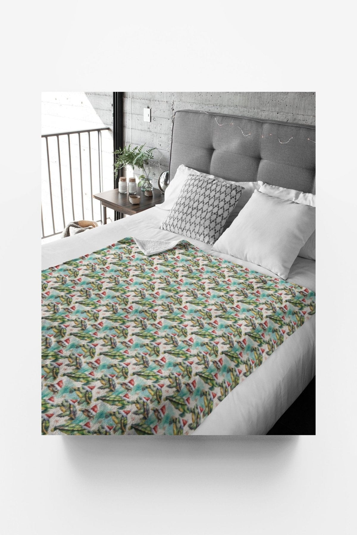 Shell-abrate The Holidays Sherpa Blanket