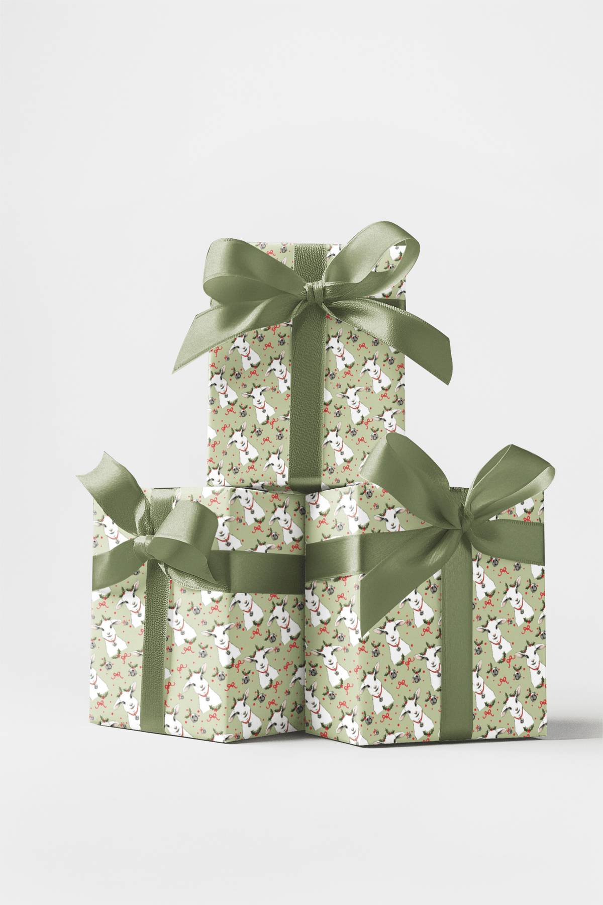 Holly Belle Wrapping Paper | Michelle Gilsey | Artist Corner