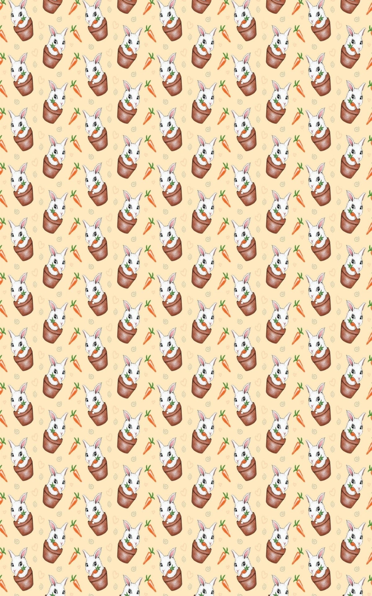 Sweet Garden Bunny Wrapping Paper | Michelle Gilsey | Artist Corner