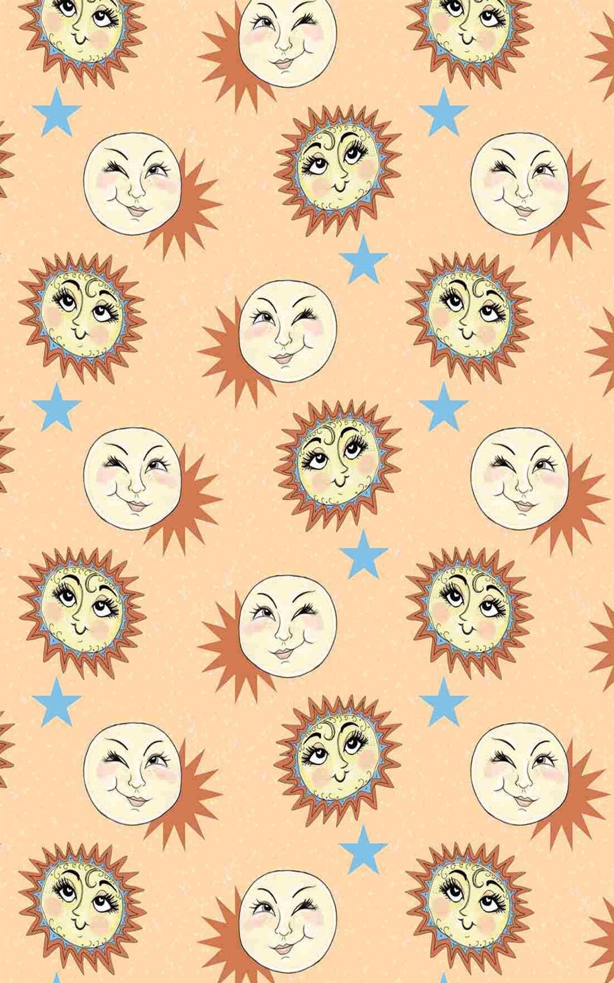 Sun And Moon Fun Wrapping Paper | Michelle Gilsey | Artist Corner