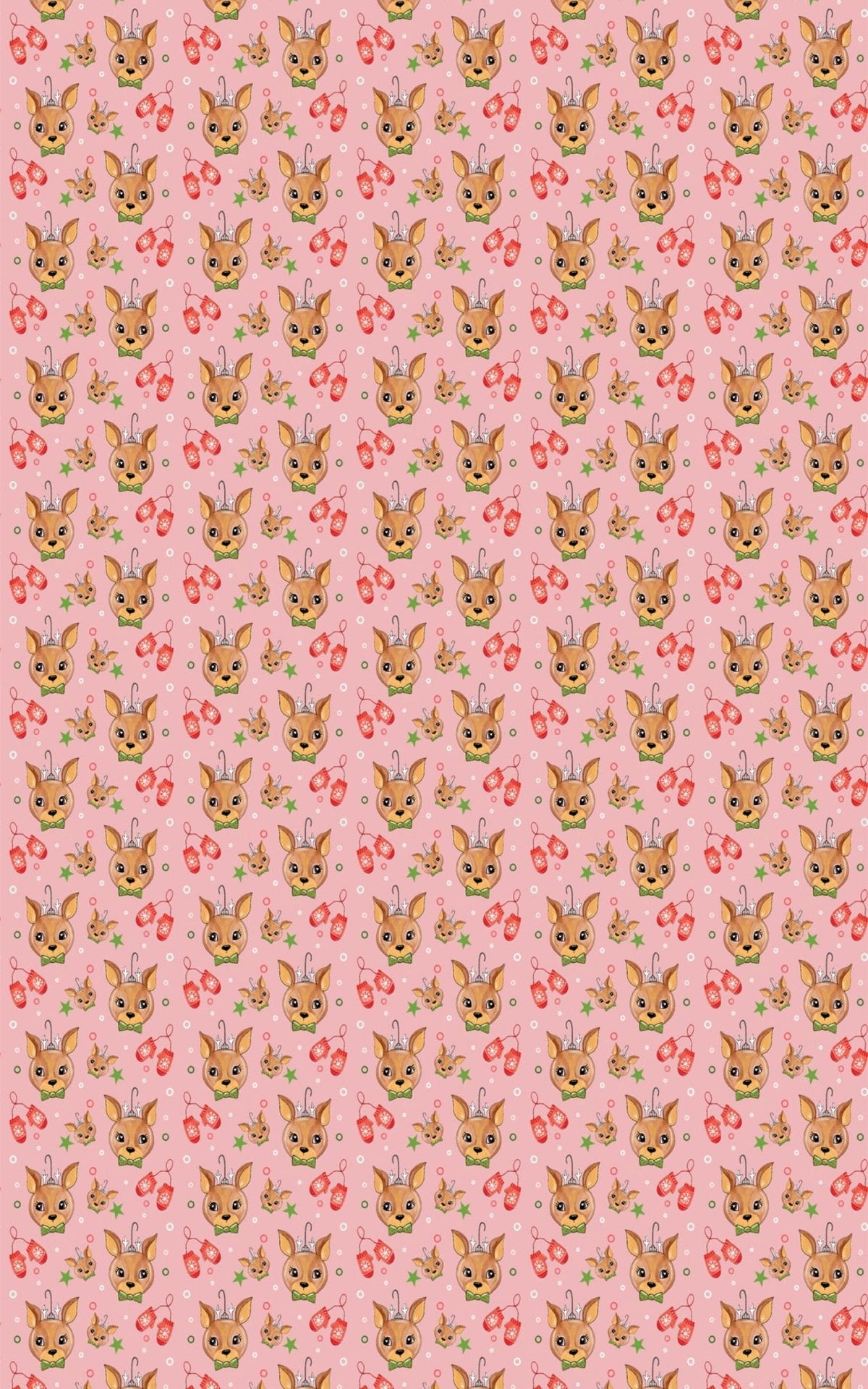 Reindeer Ornaments Wrapping Paper | Michelle Gilsey | Artist Corner