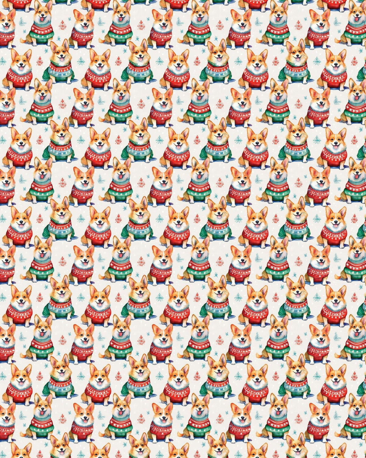 Corgi Holiday Sweaters Sherpa Blanket