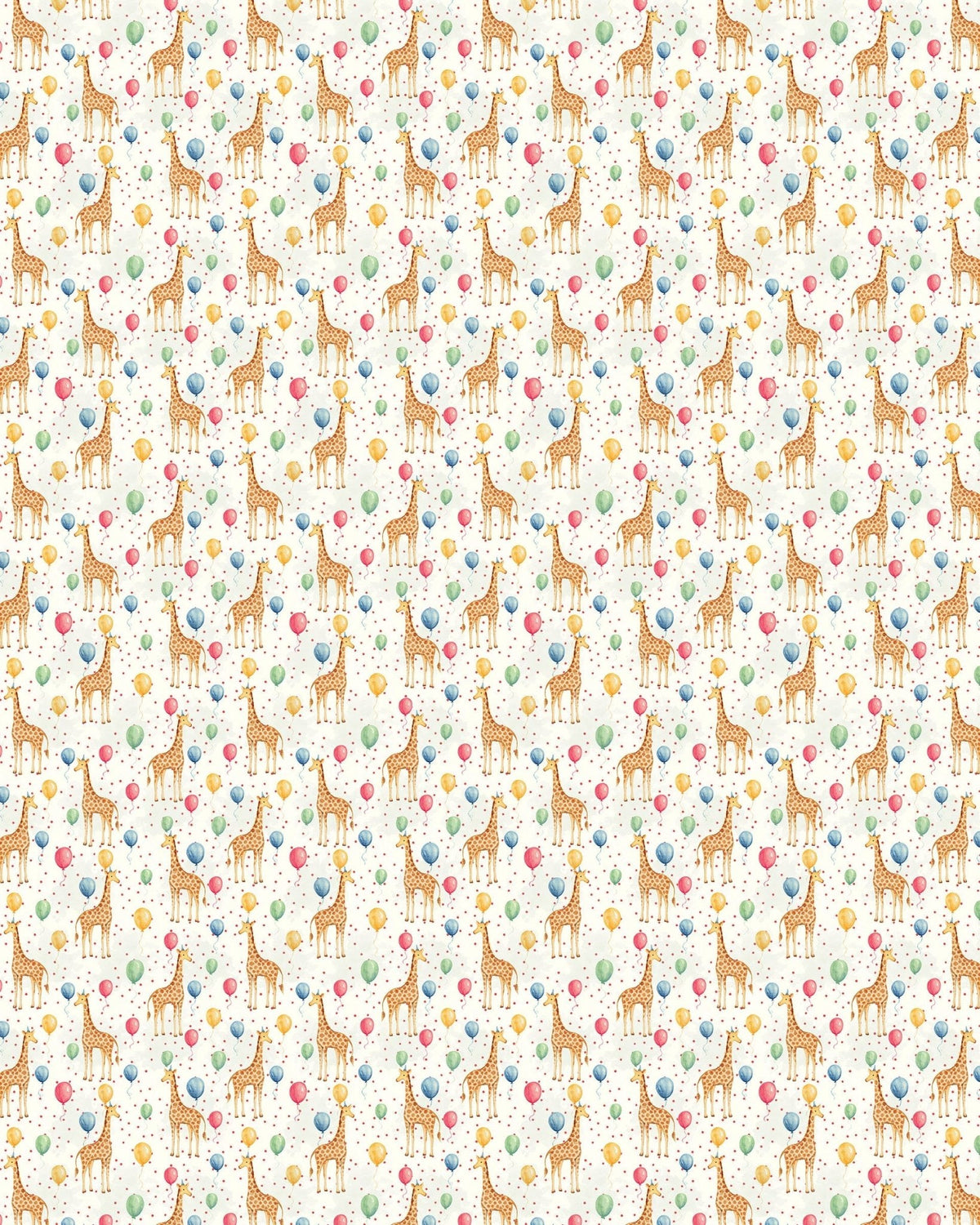 Giraffe Balloon Bash Sherpa Blanket