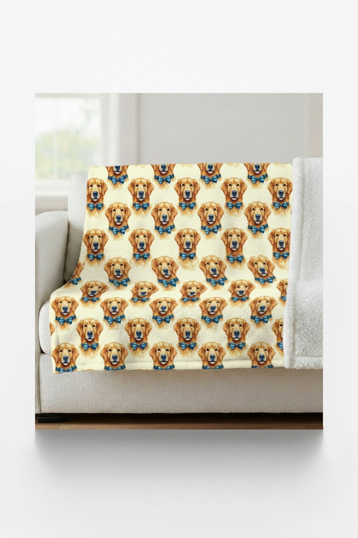 Golden Groom Sherpa Blanket