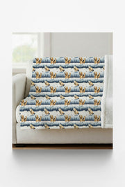 Game On, Goldens! Sherpa Blanket