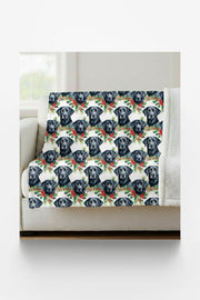 The Holiday Lab Sherpa Blanket