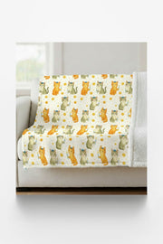 Hanukkah Critters Sherpa Blanket