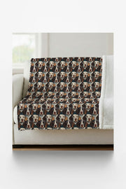 The Pointer's Path Sherpa Blanket