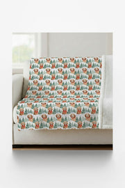 Golden Doodle Flurries Sherpa Blanket