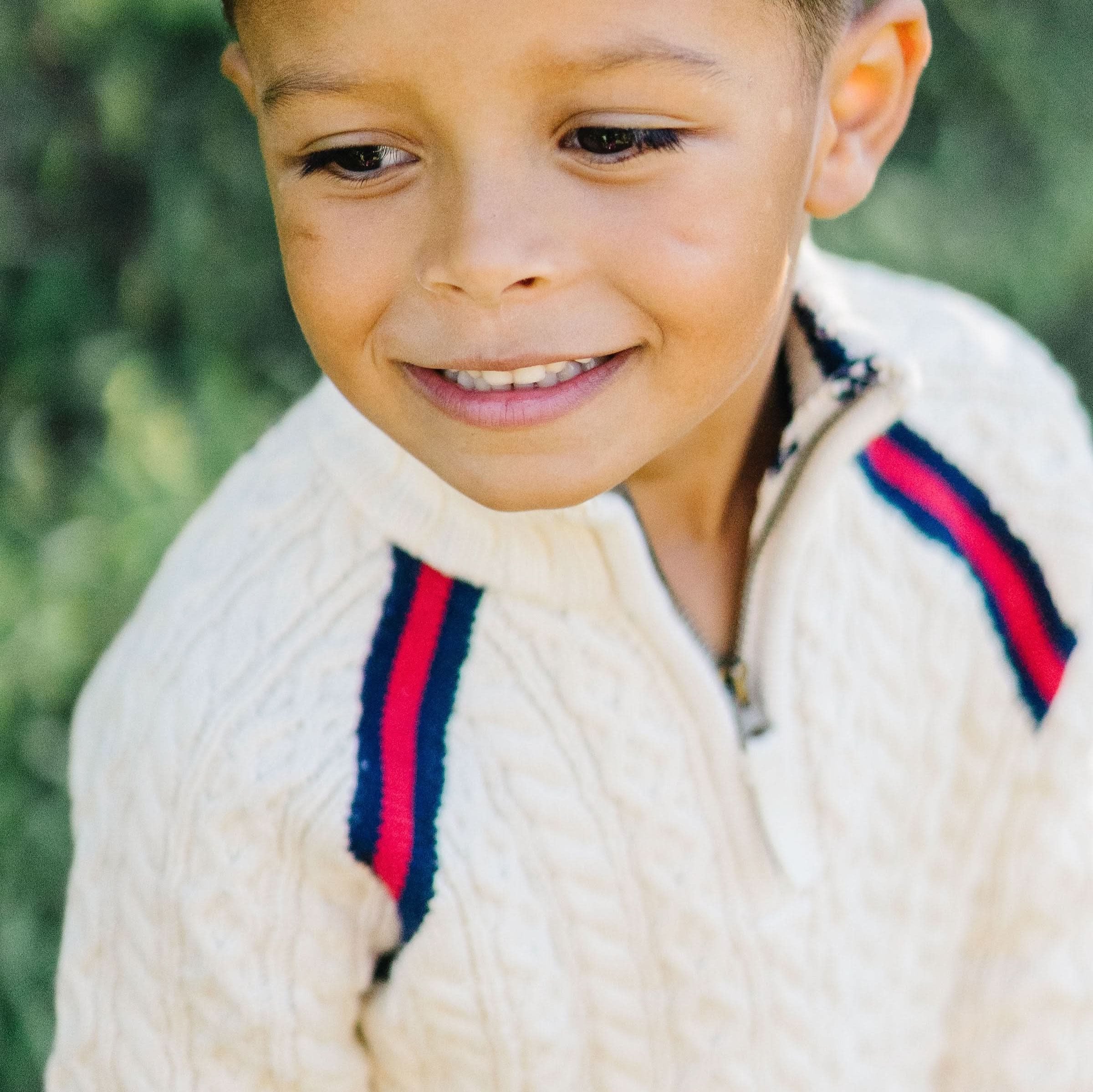 Half Zip Cable Pullover Sweater - Baby