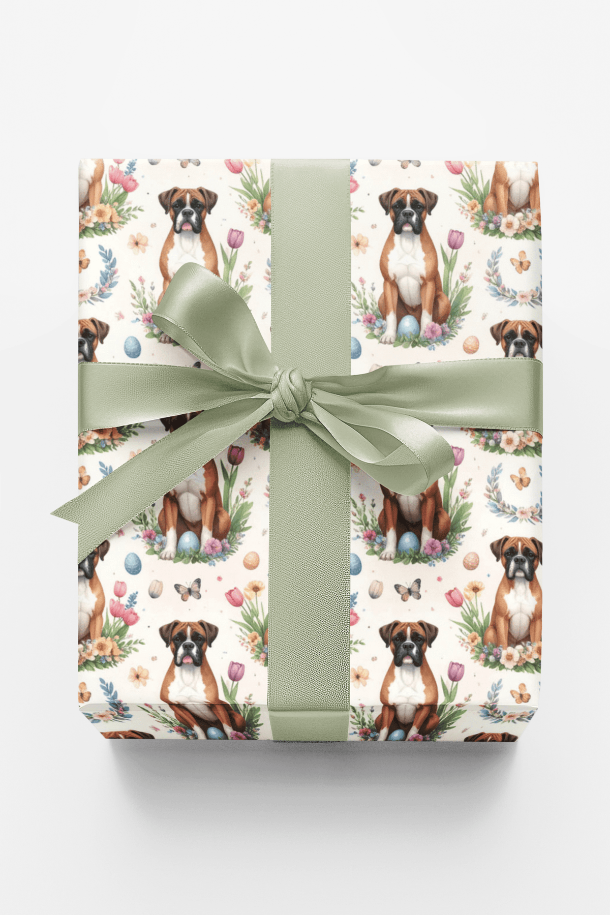 Easter Garden Boxer Wrapping Paper