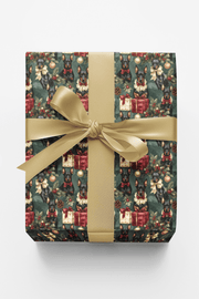 Antique Christmas Doberman Wrapping Paper