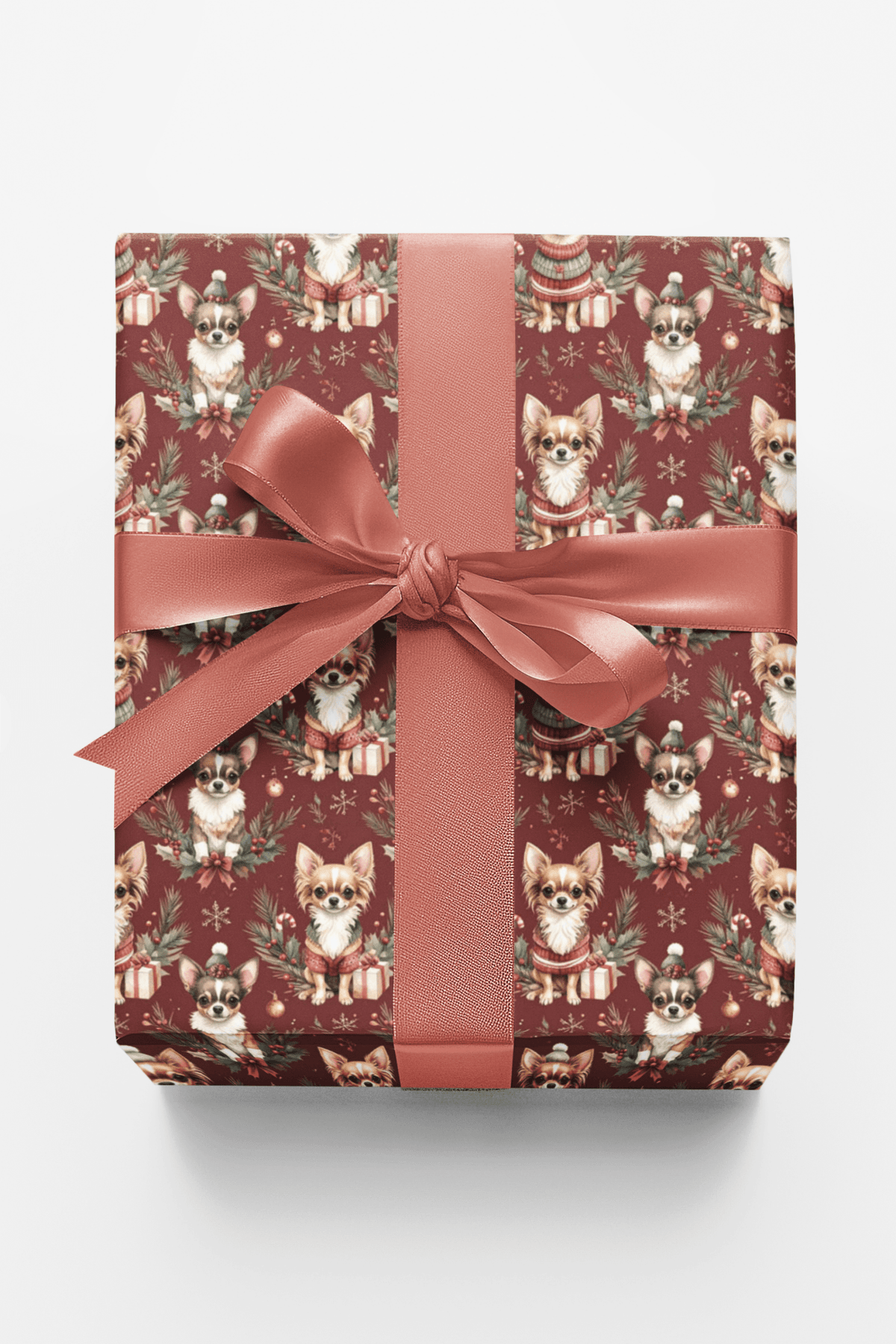 Merry Little Chihuahua Wrapping Paper