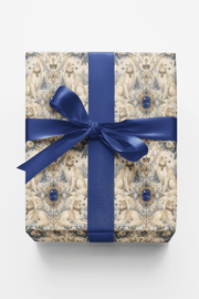 Jewel-collared Borzoi Wrapping Paper